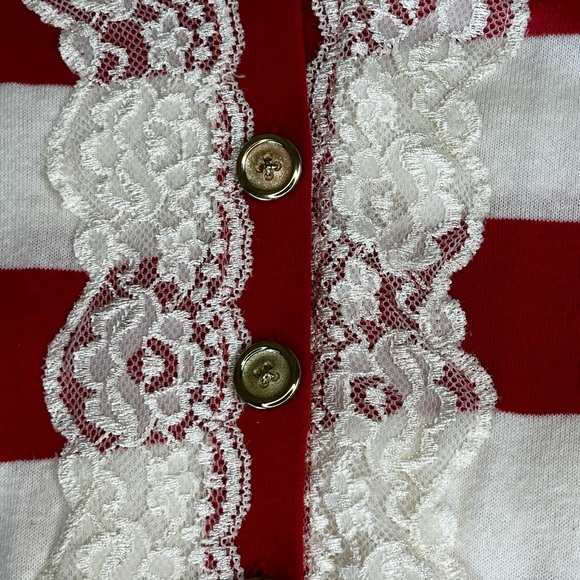 Sold…Pleione Cardigan With Lace Trim - Picture 7 of 7